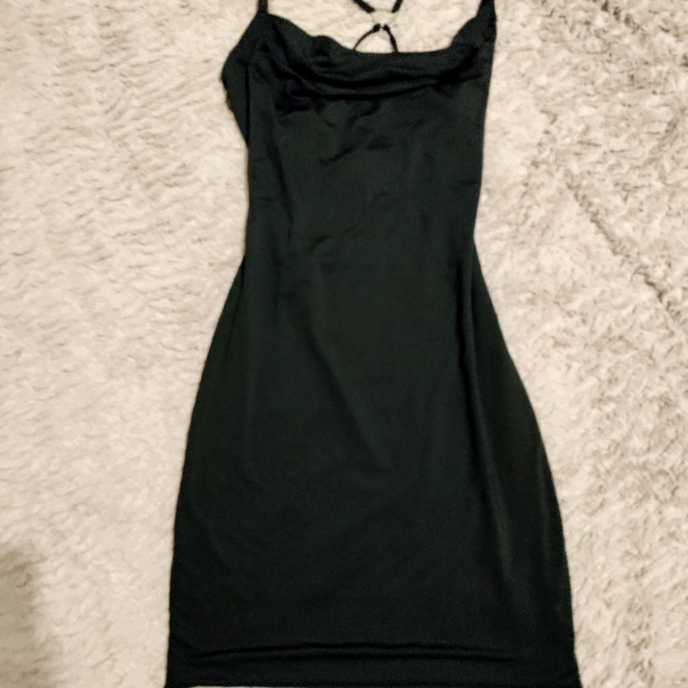 Guess Black Lesley Tie Dress
